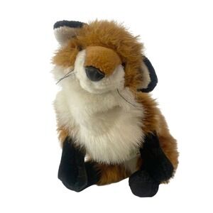 Folkmanis Red Fox Hand Puppet Plush Woodland Animal Orange 22" Nose to Tail